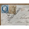 Enveloppe juillet 1873- Timbres Cérès