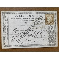 Carte poste fin XIXème -...