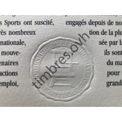 Document philatélique coupe du monde 98