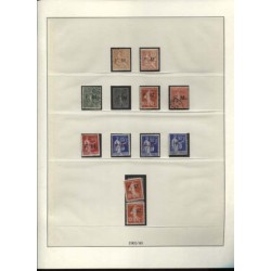 Timbres France de 1849 à 1949