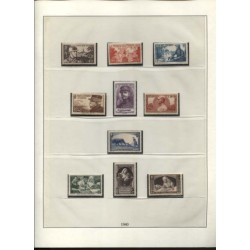 Timbres France de 1940 à 1951