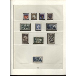 Timbres France de 1940 à 1951