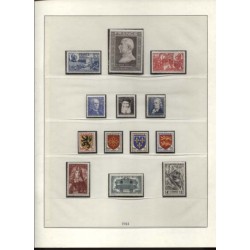 Timbres France de 1940 à 1951