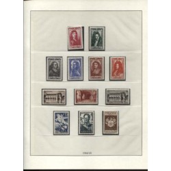 Timbres France de 1940 à 1951