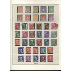 Timbres France de 1940 à 1951