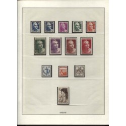 Timbres France de 1940 à 1951