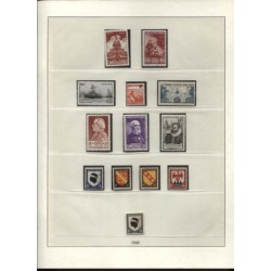 Timbres France de 1940 à 1951