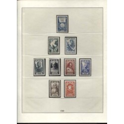 Timbres France de 1940 à 1951