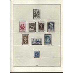 Timbres France de 1940 à 1951