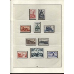 Timbres France de 1940 à 1951