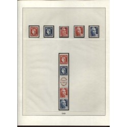 Timbres France de 1940 à 1951