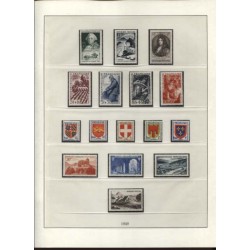 Timbres France de 1940 à 1951