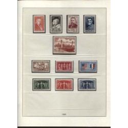 Timbres France de 1940 à 1951