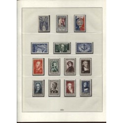 Timbres France de 1940 à 1951