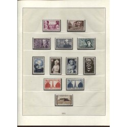 Timbres France de 1940 à 1951