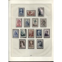 Timbres France de 1952 à 1963