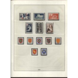 Timbres France de 1952 à 1963