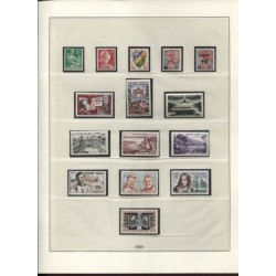 Timbres France de 1952 à 1963