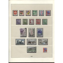 Timbres France de 1952 à 1963