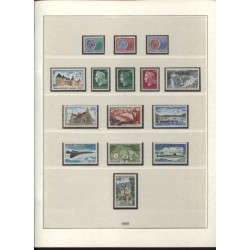 Timbres France de 1964 à 1973