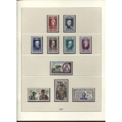 Timbres France de 1964 à 1973