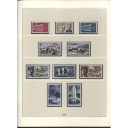 Timbres France de 1964 à 1973