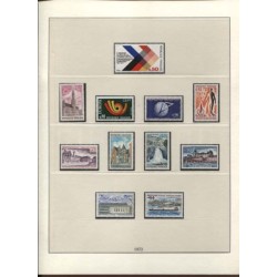 Timbres France de 1964 à 1973