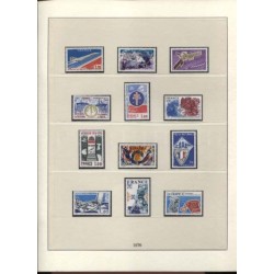 Timbres France de 1974 à 1980