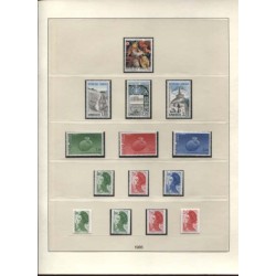 Timbres France 1981 à 1987