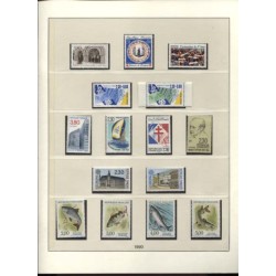 Timbres France 1988 à 1995