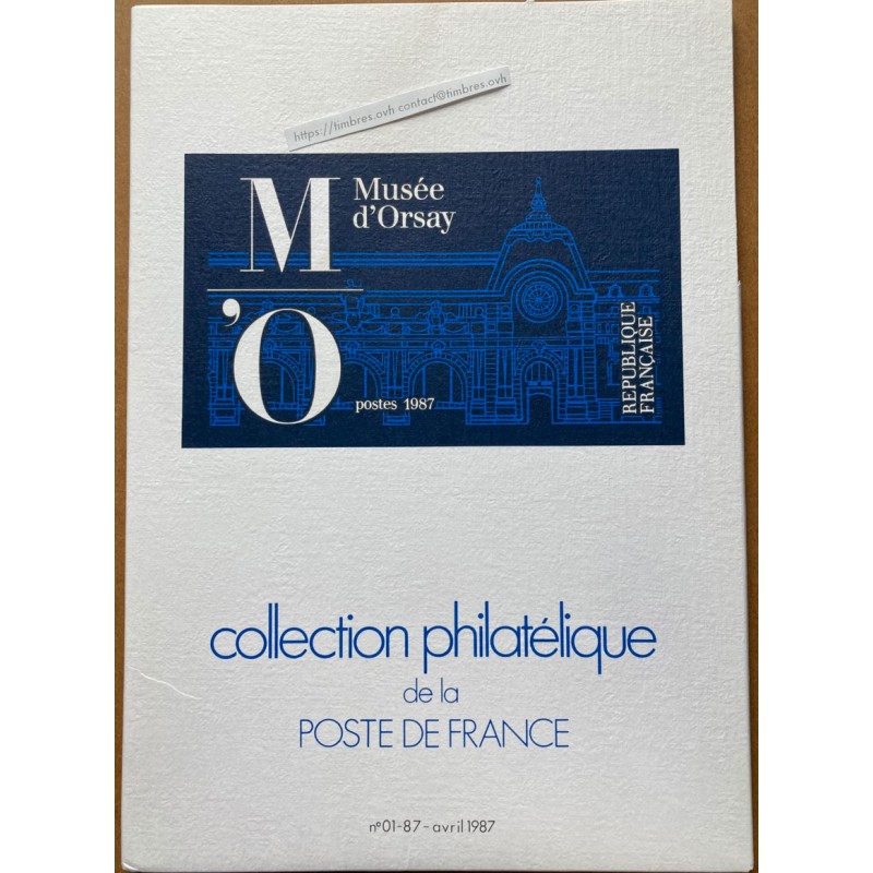 Collection philatélique des PTT de France - n°01-87 - avril 1987