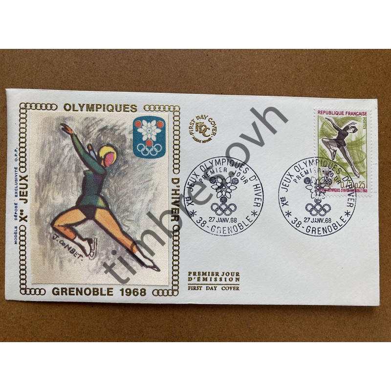 Jeux olympique d'hiver Grenoble 1968 - patinage artistique