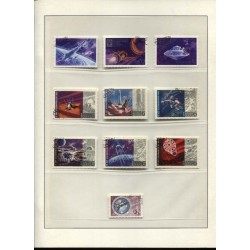 Timbres Russie et cosmos