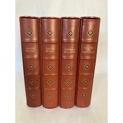 L'occident médiéval : La Cité de Dieu. Le Roman de la Rose. Le Livre des Merveilles. 4 volumes.