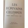 Les écrivains célèbres - 3 volumes - 1956