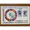 Enveloppe Championnats du monde de ski Chamonix 1962